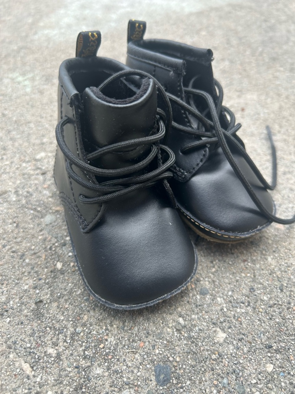 Dr. Martens BABY Black Booties size 3C